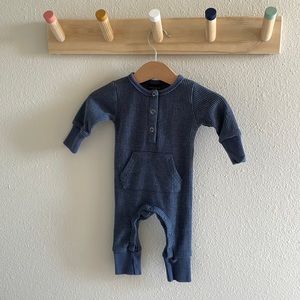 Little Bipsy waffle romper 0-3 months
